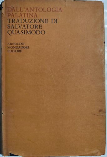 Antologia palatina - antologia,