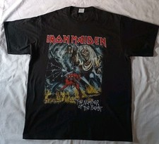 Iron Maiden T Shirt The Number Of The Beast Rock Music Shirt