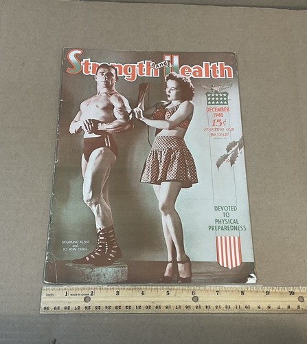 Vintage strength and health - and,