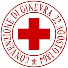 CRI CROCE ROSSA ITALIANA vetrofania adesivo VdS o generica cm 7