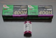 Lotto Pellicole 220 Fuji Fujifilm Fujicolor PRO 400H Expired 08/2008 Tested