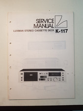 LUXMAN K117 manual service