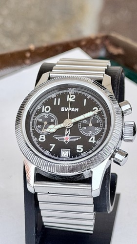 Buran chronograph russian - buran,