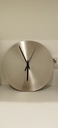 Orologio parete acciaio - da,