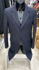 ANTONY MORATO cappotto in misto lana usato uomo man Tg 48 blu XYE323L