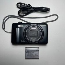Olympus VR-340 16,0MP fotocamera digitale compatta testata + caricatore, batteria