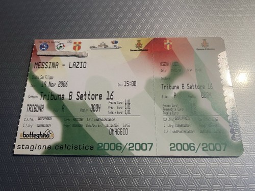 Messina lazio biglietto ticket - messina-lazio, biglietto/ticket