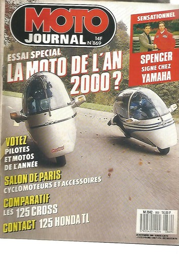 Moto journal 869 salon - moto,