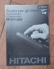 Manuale utente, libretto istruzioni/uso TV Hitachi CL32WF810AN