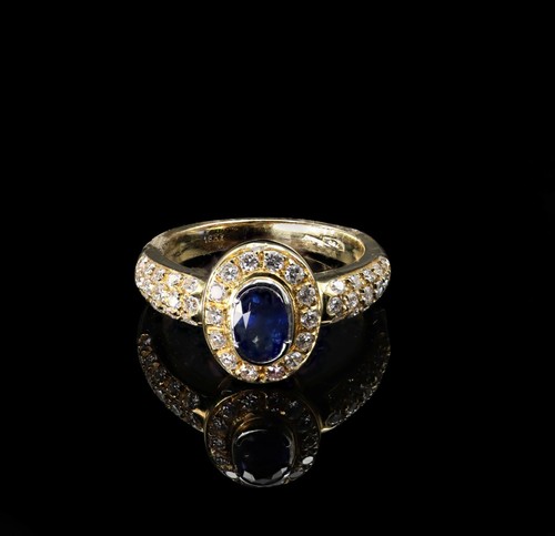 750 18kt oro giallo - 750/18kt, anello