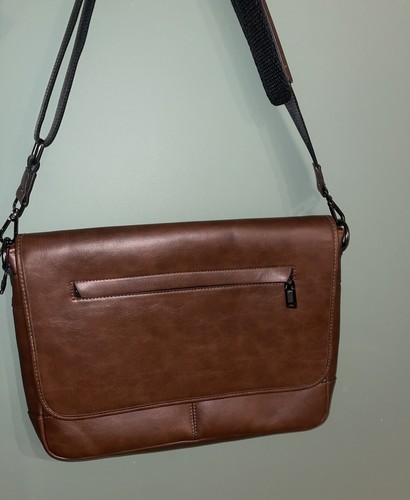 Borsa messenger vera pelle - in,