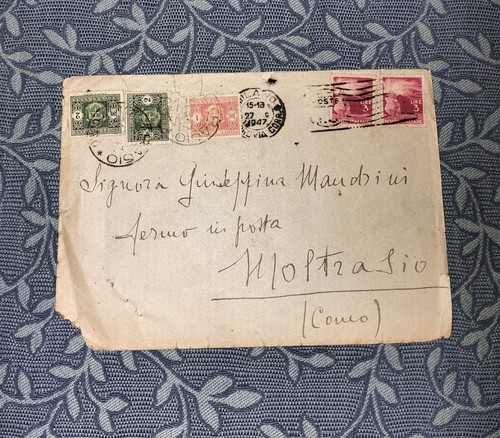 Repubblica 1947 lettera - 1947.,
