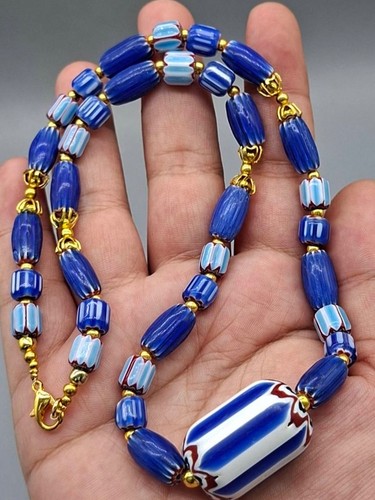 Collana perle vetro - collana,