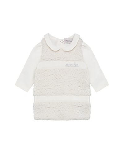 Moncler vestito pelliccia - moncler,
