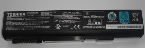 Batterie origine toshiba - batterie, d'origine