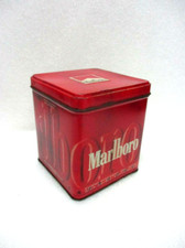 Boîte publicitaire en métal