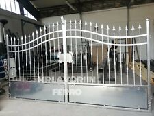 Cancello doppia anta in ferro carrabile arcato in ferro pieno (scontato) 