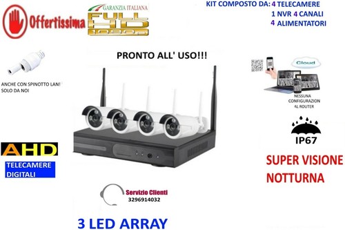 Kit videosorveglianza wifi - kit,