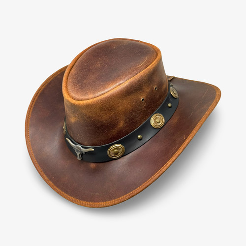 Cappello vera pelle ottima - cappello,