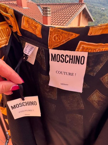 Moschino couture silk skirt - couture,