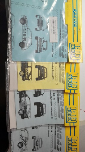Decal rally set racing - 1/24,