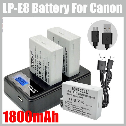 Batteria e8 - lp-e8, +