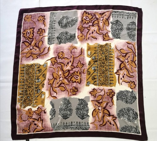 Foulard seta vintage usato - seta,