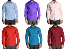 Camicia uomo slim fit manica