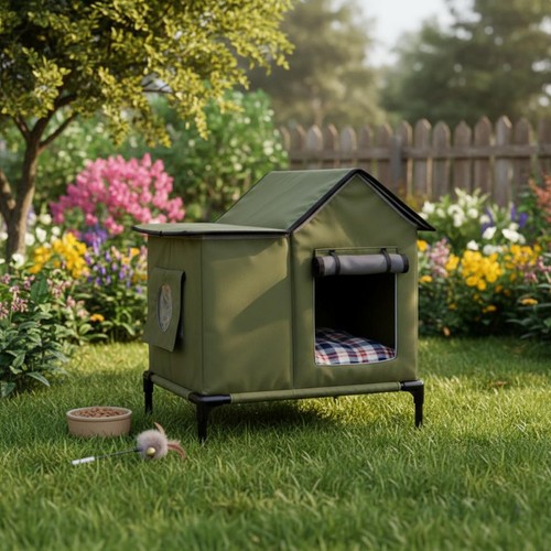 Cuccia gatto esterno - cuccia,