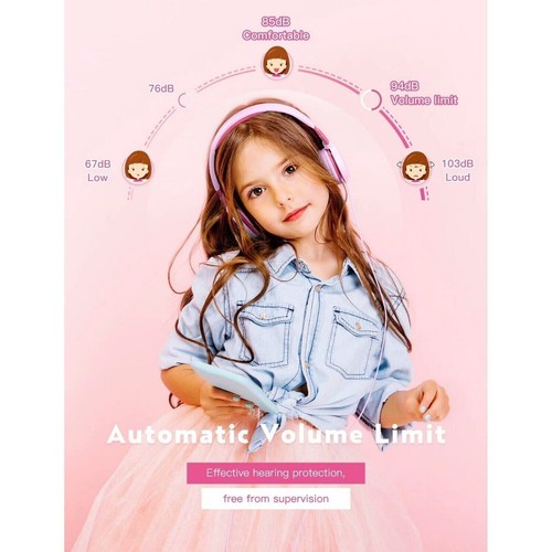 Cuffie rosa mpow per bambini - cuffie,
