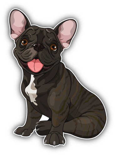 Adesivo simpatico bulldog - adesivo,