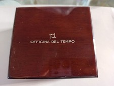 watch box officina del tempo/scatola porta orologi officina del tempo