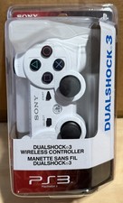 SONY PLAYSTATION 3 PS3 DUALSHOCK 3 CONTROLLER WIRELESS BIANCO OEM *NUOVO DI ZECCA*