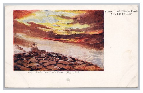 Cartolina sunrise from - cartolina,