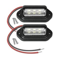 2x Lampade Luce Targa 6 LED