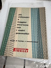 Libricino Pneumatici Pirelli del 1958