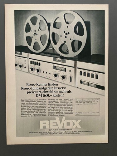 1970 revox registratore - 1970, a77