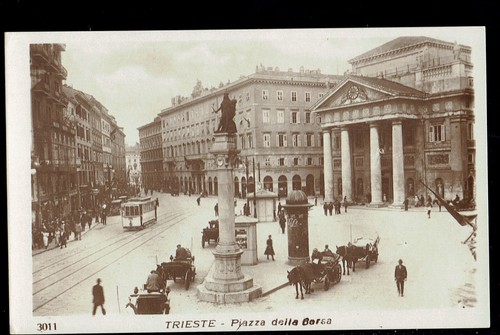 Trieste piazza della borsa - trieste.,