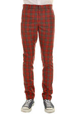 Pantaloni tartan retrò mod