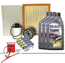 KIT TAGLIANDO + 4 CANDELE FIAT 500 PANDA 169 312 - 1.2 BENZINA 44 51 KW 60 69 CV