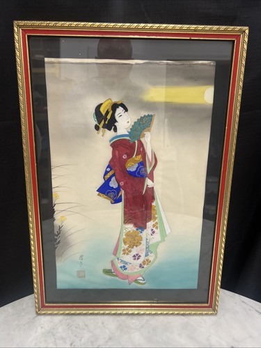 Quadro seta geisha - , giapponese