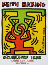 Keith Haring | Galerie Hans Mayer Dusseldorf, 1988 | Anni ‘90 | Poster Affiche