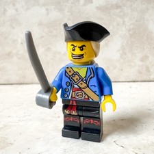 LEGO Pirates Capitano Pirata Spada Galeone Pirati Cappello Codino Minifigure