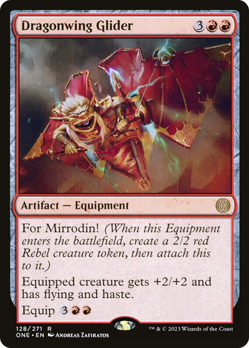 Dragonwing glider phyrexia - glider, [phyrexia