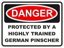 Tedesco Pinscher Cane Danger