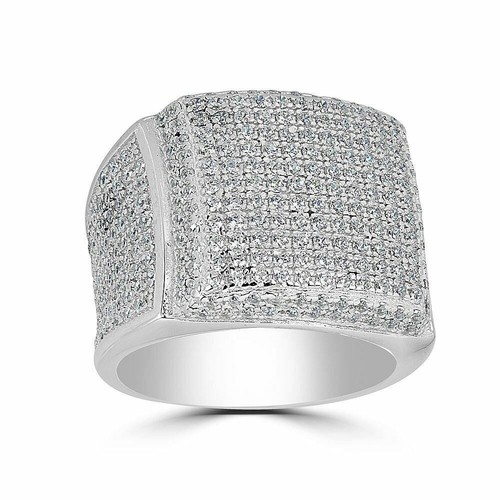 Anello uomo grande argento - uomo,