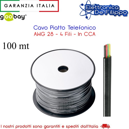 Cavo piatto telefonico awg - cavo, 28