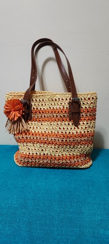 Borsa fatta mano uncinetto - mano, ad