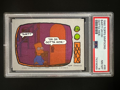 1990 topps simpsons - 1990, #66