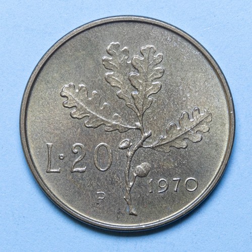 Repubblica italiana lire - 20,